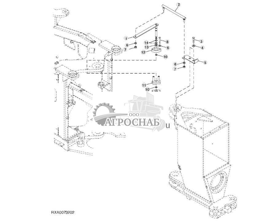 Steering Input Position Sensor Gudgeon, Heavy Duty (010444 